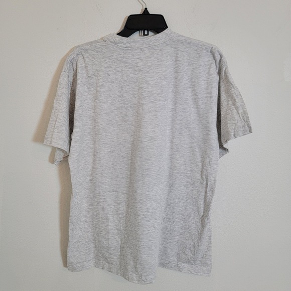 VTG Single Stitch 90s Graphic Shirt XL Crew Short Sleeve Gray Tallinn Estonia - Picture 2 of 13